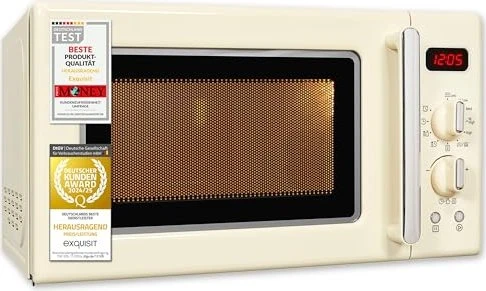 Exquisit RMW720-3GDIG Mikrowelle mit Grill creme