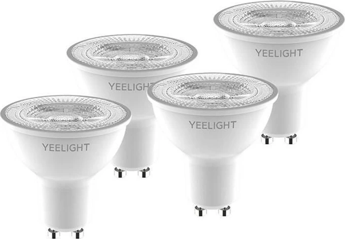Yeelight Smart LED-Spot GU10 4.8W/827 dimmbar, 4 Stück