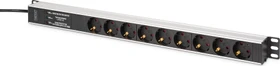 Digitus 19" Steckdosenleiste, 1HE, 9-fach, 230V, 2m