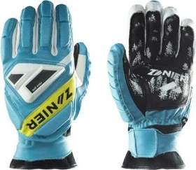 Zanier Gate Killer Skihandschuhe türkis/gelb (Junior)
