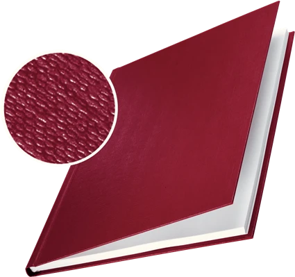 Leitz Buchbindemappe impressBIND Hardcover 10.5mm, A4, rot, 10er-Pack