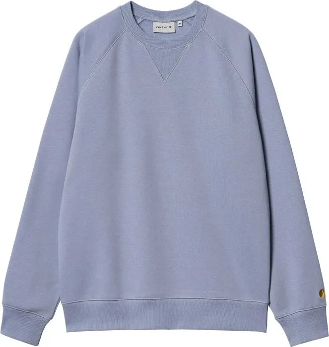 Carhartt Chase Sweat Sweatshirt charm blue/gold (Herren)