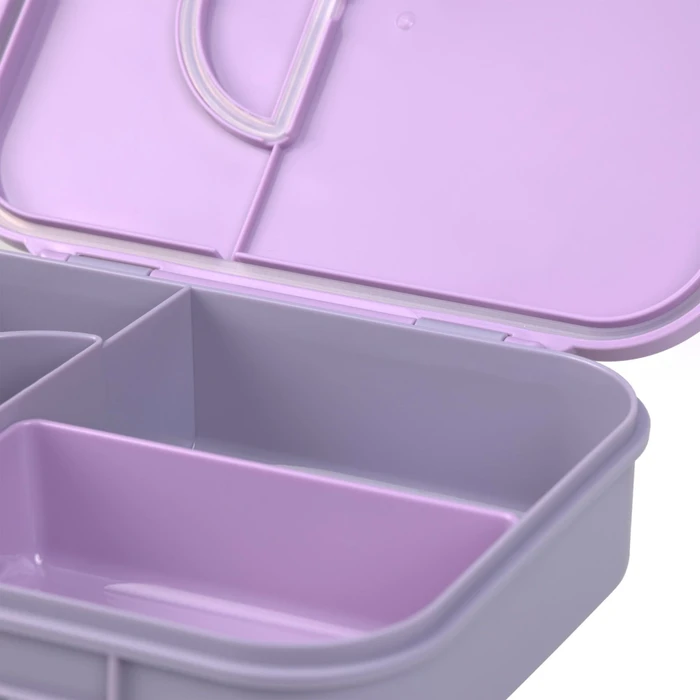 Lässig Bento Brotdose Little Gang Herz lila