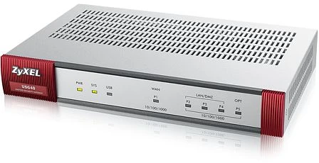 Zyxel ZyWALL USG40 Firewall, 4x RJ-45