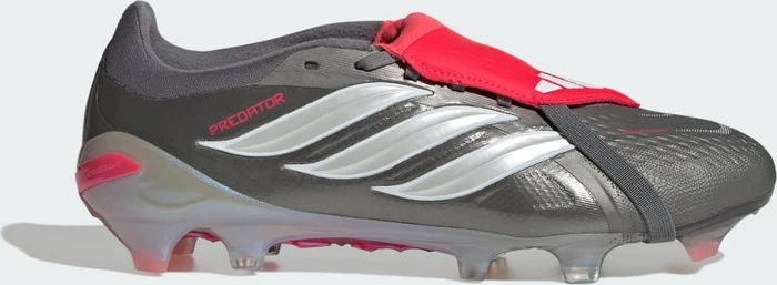 adidas Predator Pro Fold-Over Tongue FG iron metallic/zero metalic/lucid red