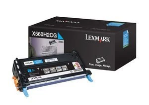 Lexmark Toner X560H2CG cyan hohe Kapazität