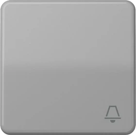 Jung Serie CD Wippe Duroplast mit Symbol "Klingel", grau