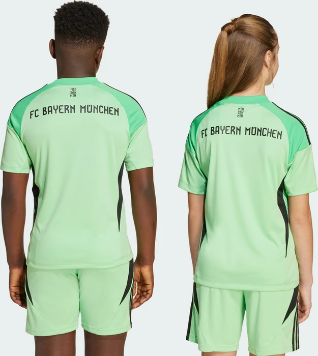 adidas FC Bayern München 2025/2026 Torwarttrikot kurzarm Glory mint (Junior)