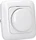Busch-Jaeger Busch-Drehdimmer LED, Komplettset mit Glimmlampe alpinweiß - Reflex SI (6523 UJ-214-102)