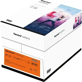 inapa tecno colors Universalpapier intensivorange, A4, 80g/m², 2500 Blatt