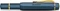 Kaweco Piston Sport AL Starter Set mit Tinte navy/gold, rechte Hand, extra fein Vorschaubild