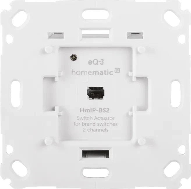 eQ-3 Homematic IP Schaltaktor für Markenschalter, 2-fach, Schaltaktor