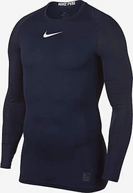 Nike Pro Funktionsshirt langarm schwarz/weiß (Herren)