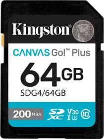 Kingston Canvas Go! Plus Gen4 R200 64GB, UHS-I U3, Class 10