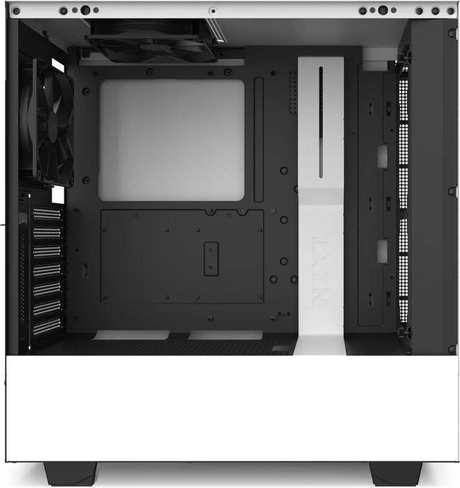 NZXT H510i, weiß, Glasfenster