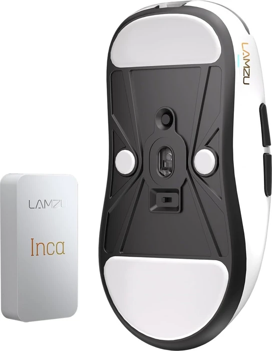 Lamzu Inca 8K Wireless Gaming Mouse White, USB