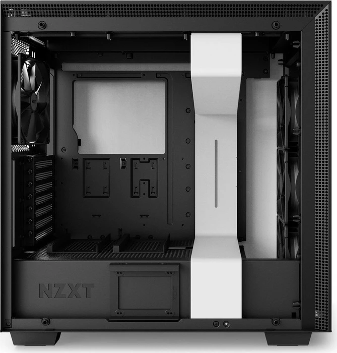 NZXT H700 weiß, Glasfenster