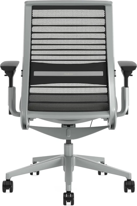 Steelcase Think Bürostuhl mit Armlehnen, pfefferschwarz/grau