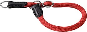 Hunter Freestyle Dressurhalsung, Hundehalsband, Zugstopper, robust, wetterfest, 65 XL, rot
