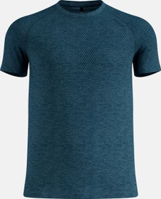 Odlo Essential Seamless 2.0 Laufshirt kurzarm reflecting pond melange (Herren)