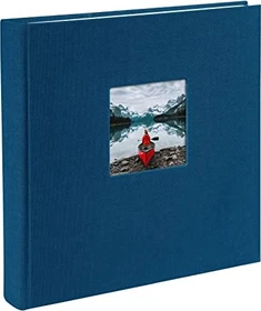Goldbuch Buch Fotoalbum Bella Vista 25x25 weiße Seiten dunkelblau
