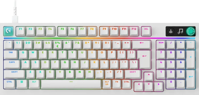 Logitech G316 X 98, weiß, Tactile Switch, USB, DE