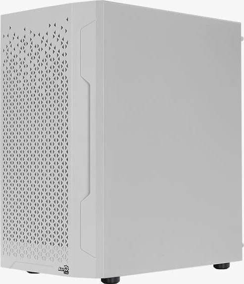 AeroCool Trinity Mini White, weiß, Lüfter LED Fixed RGB, Glasfenster