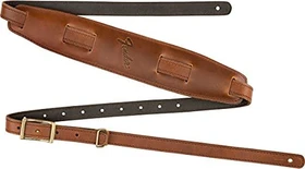 Fender Mustang Saddle Strap Long Cognac