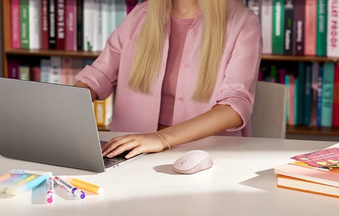 Ugreen M331 Wireless Multi-Mode Mouse, rosa, USB/Bluetooth