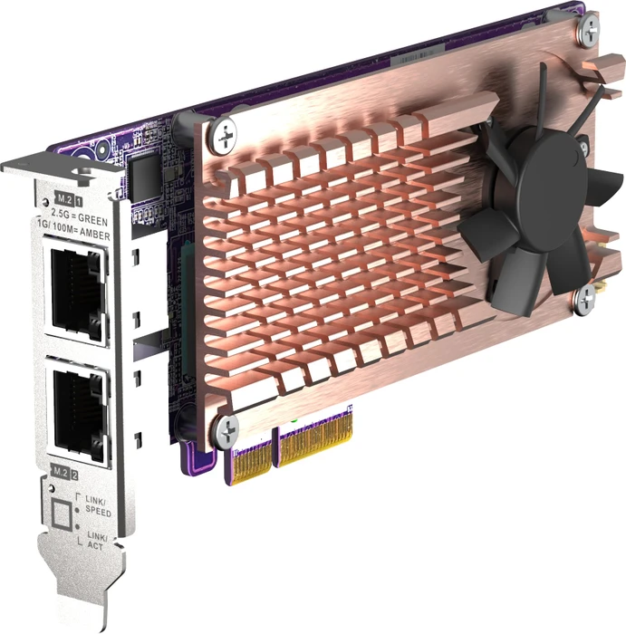 QNAP LAN-Adapter, 2x RJ-45, PCIe 3.0 x4