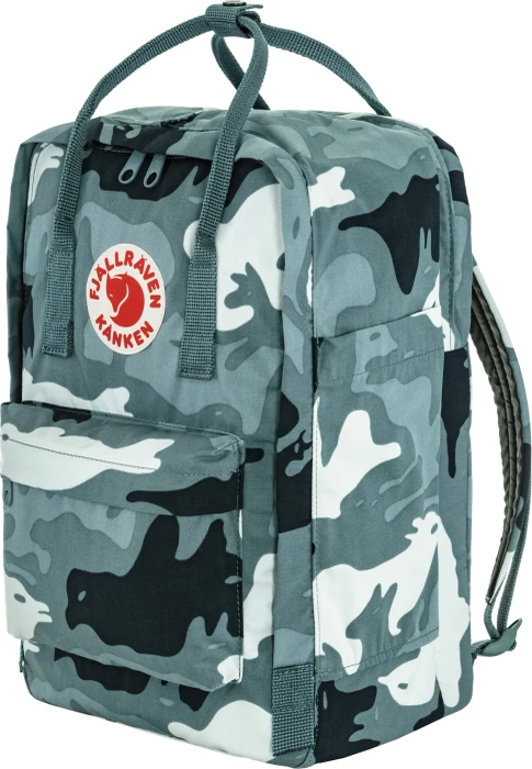 Fjällräven Kanken Graphics Laptop nimbus blue/hidden animals