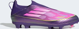 adidas F50 League Laceless FG/MG purple/cloud white/lucid lemon (Junior)