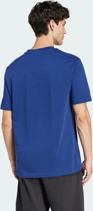 adidas Essentials Small Logo Single Jersey T-Shirt kurzarm dark blue/white (Herren)