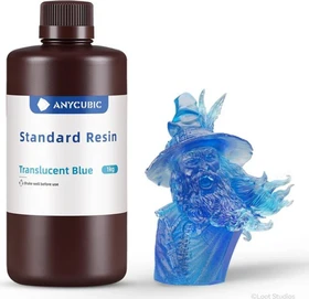 Anycubic Standard Resin transluscent blue