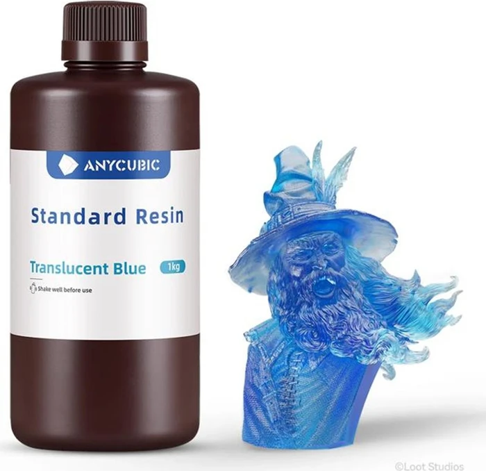 Anycubic Standard Resin transluscent blue