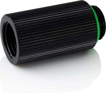 Bitspower Touchaqua Verlängerung G1/4" auf G1/4", 30mm, Glorious Black, 2er-Pack