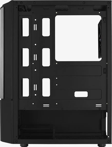 AeroCool Quantum [V1], schwarz, Glasfenster