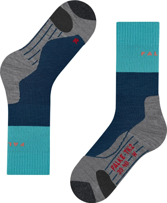 Falke TK2 Wandersocken blue pond (Damen)