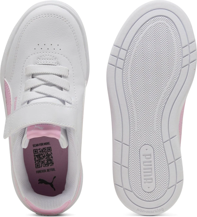 Puma Court Classic Clean puma white/pink shimmer (Junior)
