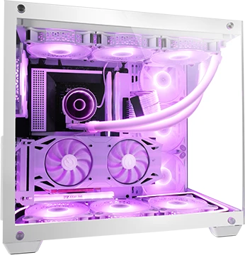 Mars Gaming MCV4 pink, Glasfenster