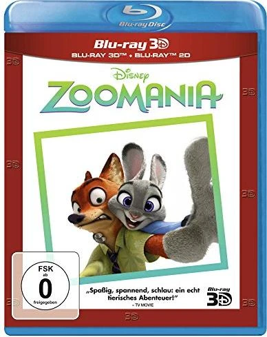 Zoomania - Ganz schön ausgefuchst! (3D) (Blu-ray)