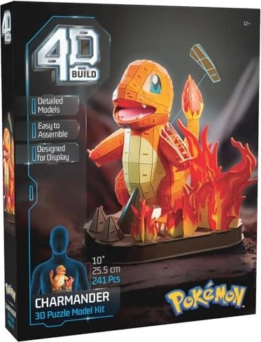 Spin Master 4D Build Pokémon Glumanda