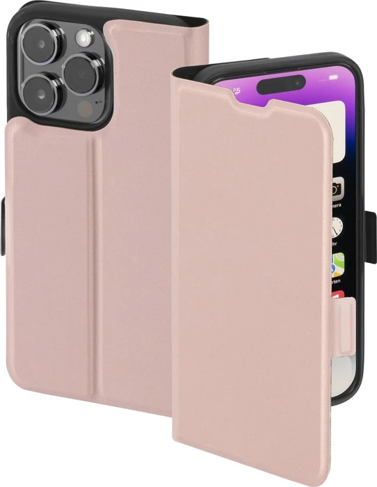 Hama Booklet Single 2.0 für Apple iPhone 14 Pro rosa