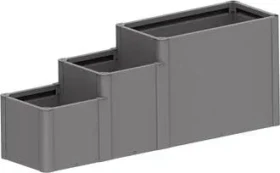Biohort DaVinci 3 Pflanzkasten-System Hochbeet 201x53cm quarzgrau-metallic