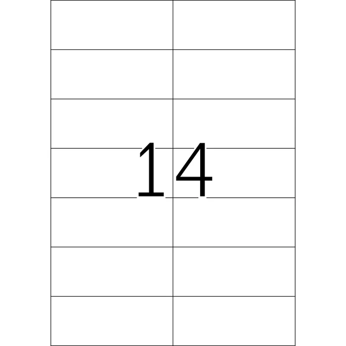 Herma Etiketten, 105x42.3mm, ablösbar, grün, 20 Blatt (280 Etiketten)