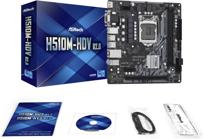 ASRock H510M-HDV R2.0 (Intel 1200)