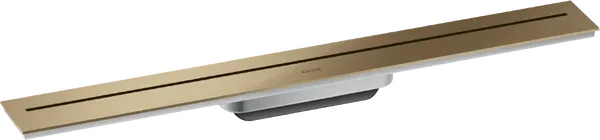 Hansgrohe Axor Drain Duschrinne, Fertigset 700 zur Wandmontage, brushed bronze