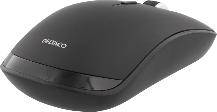 Deltaco Silent Bluetooth Mouse schwarz, Bluetooth