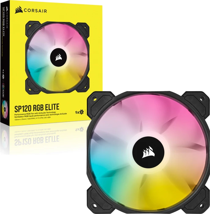 Corsair SP Series iCUE SP120 RGB Elite, schwarz, 120mm