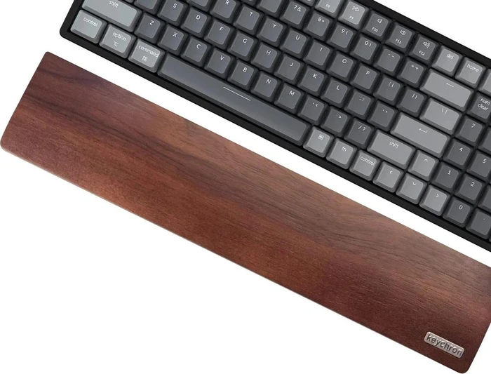 Keychron PR2 Wooden Palm Rest für Keychron K4, Handballenauflage (Tastatur), braun